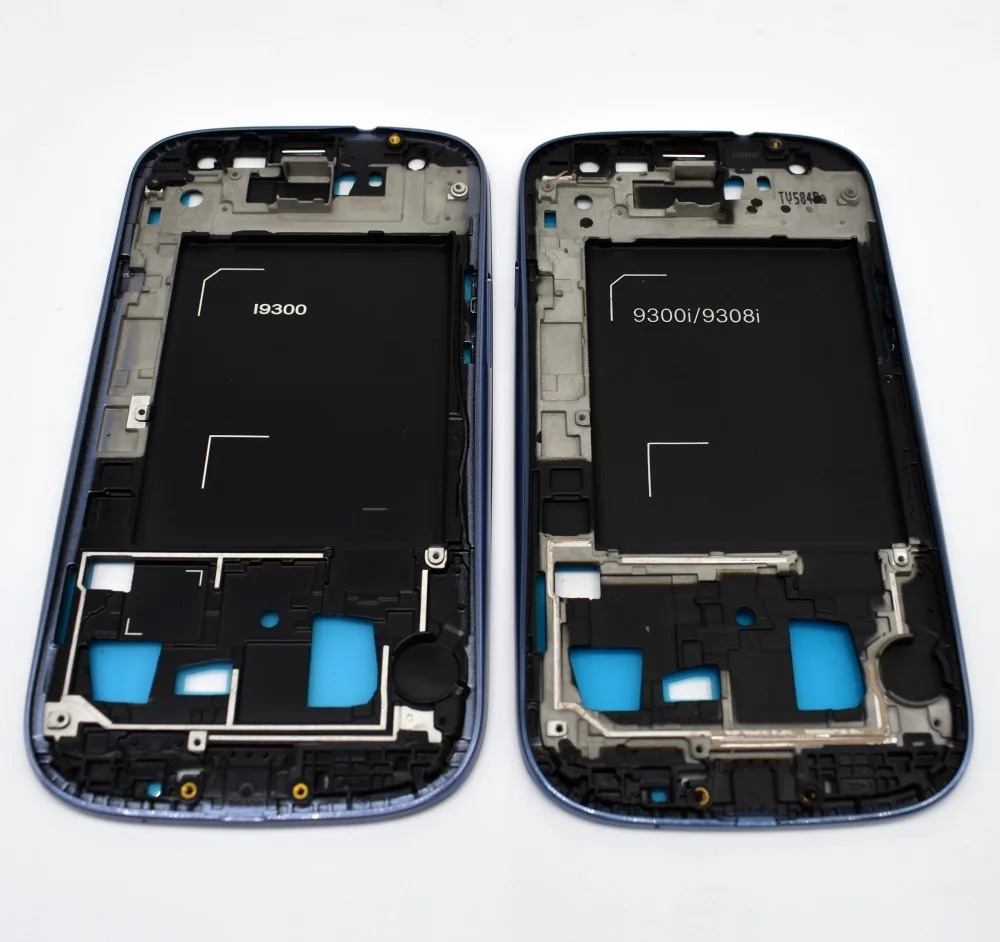 10 шт./лот оригинал для Samsung Galaxy S3 i9300 s3 neo 9300i 9308i Передняя пластина рамка держатель