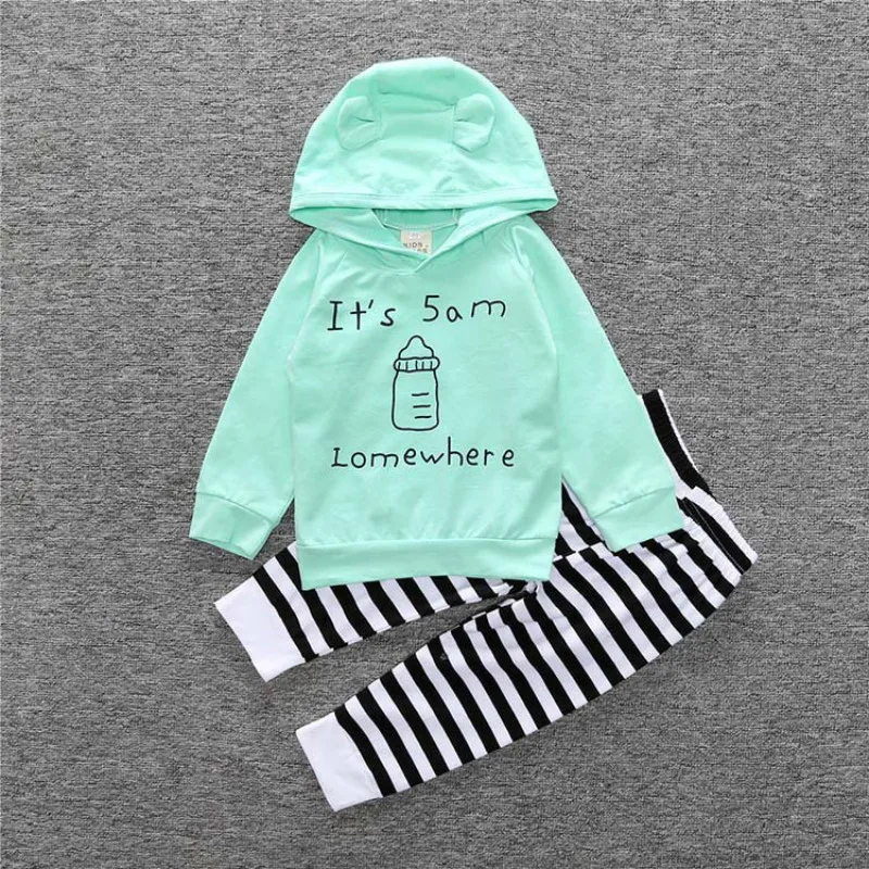 Детские толстовки с капюшоном бутылки молока принтом осенние свитшоты для детей