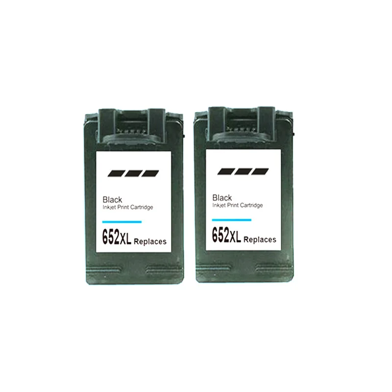 2X BLACK Ink Cartridges compatible For hp652 652XL 652 652XL Deskjet 1115 1118 2135 2136 2138 3635 3636 3835 4535 4536 4538 4675 - Цвет: 2X BLACK