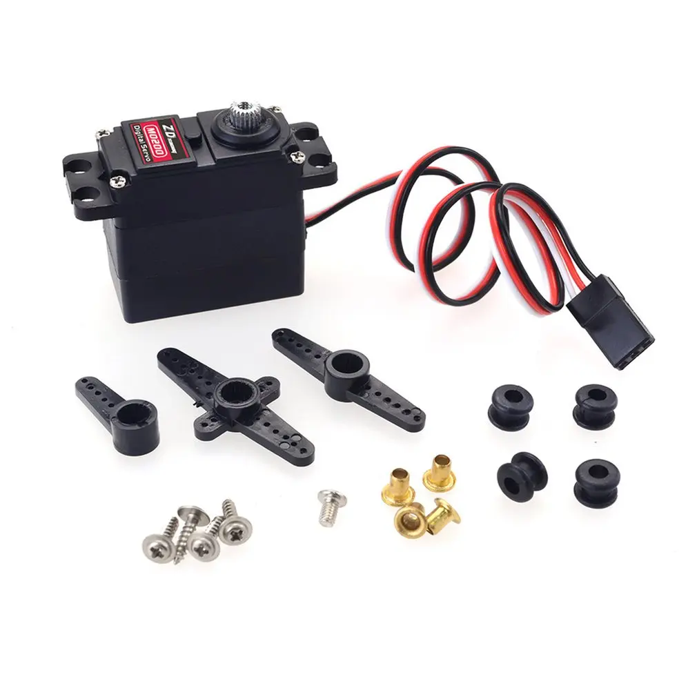 ZD Racing M0200 20g стандартная стальная шестерня полный CNC алюминиевый корпус Coreless Servo