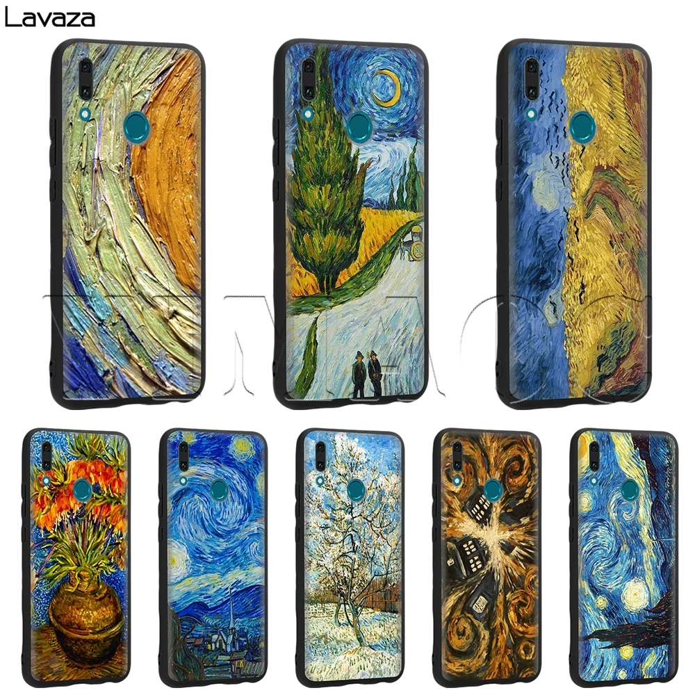 Lavaza Van Gogh Tardis Case for Huawei Mate 30 20 Honor 6a 7a 7c 7x 8C 8x 9 10 Nova 3i 3 Lite Pro Y6 2018 |
