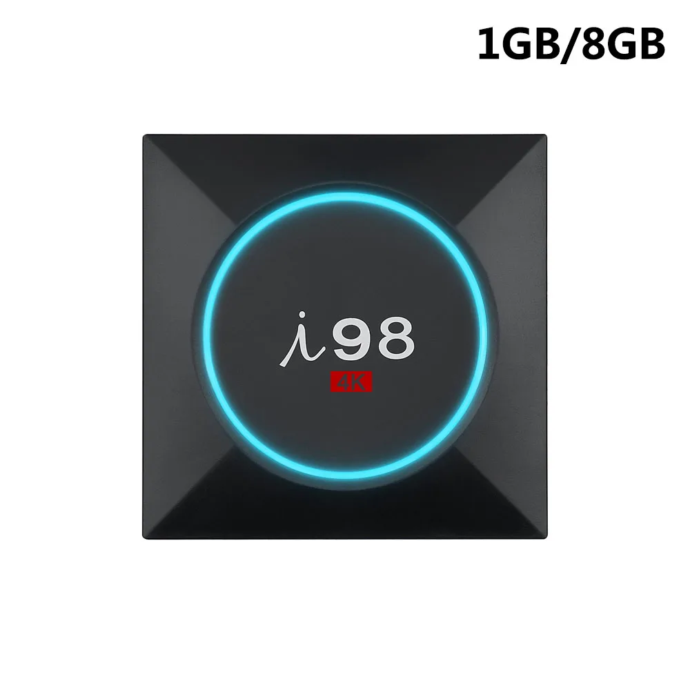 I98 Smart tv Box Amlogic S905W четырехъядерный 1 ГБ DDR3 8 Гб rom Android 7,1 tv Box H.265 4K UHD медиаплеер 2,4 ГГц WiFi телеприставка - Цвет: only 1GB 8GB TV box