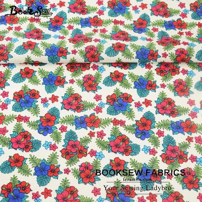 Тканевая мягкая швейная ткань Booksew 100% хлопок поплин для рукоделия одежда поделок