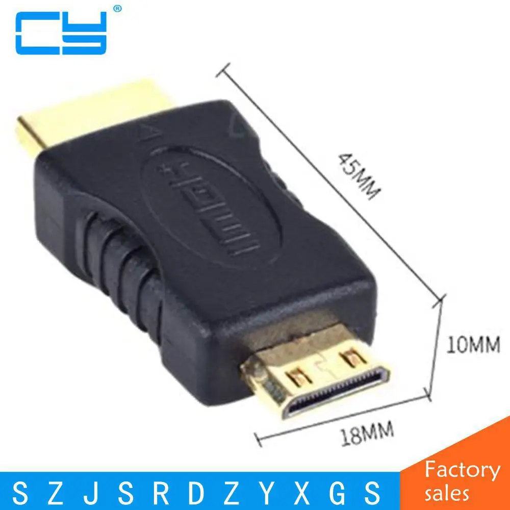 1 шт. HDMI кабель адаптер мини папа к Мужской M/M Черный|mini hdmi|hdmi cablehdmi cable adapter |