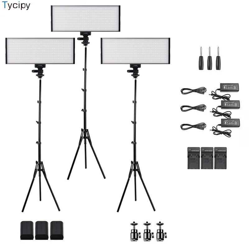 Tycipy Камера светодиодный фотостудия фотографическое освещение профессиональной
