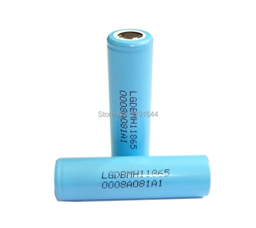 6 шт./лот 3,7 V 18650 INR18650 MH1 3200 мАч с высоким потоком энергии 10A силовой Аккумулятор для LG