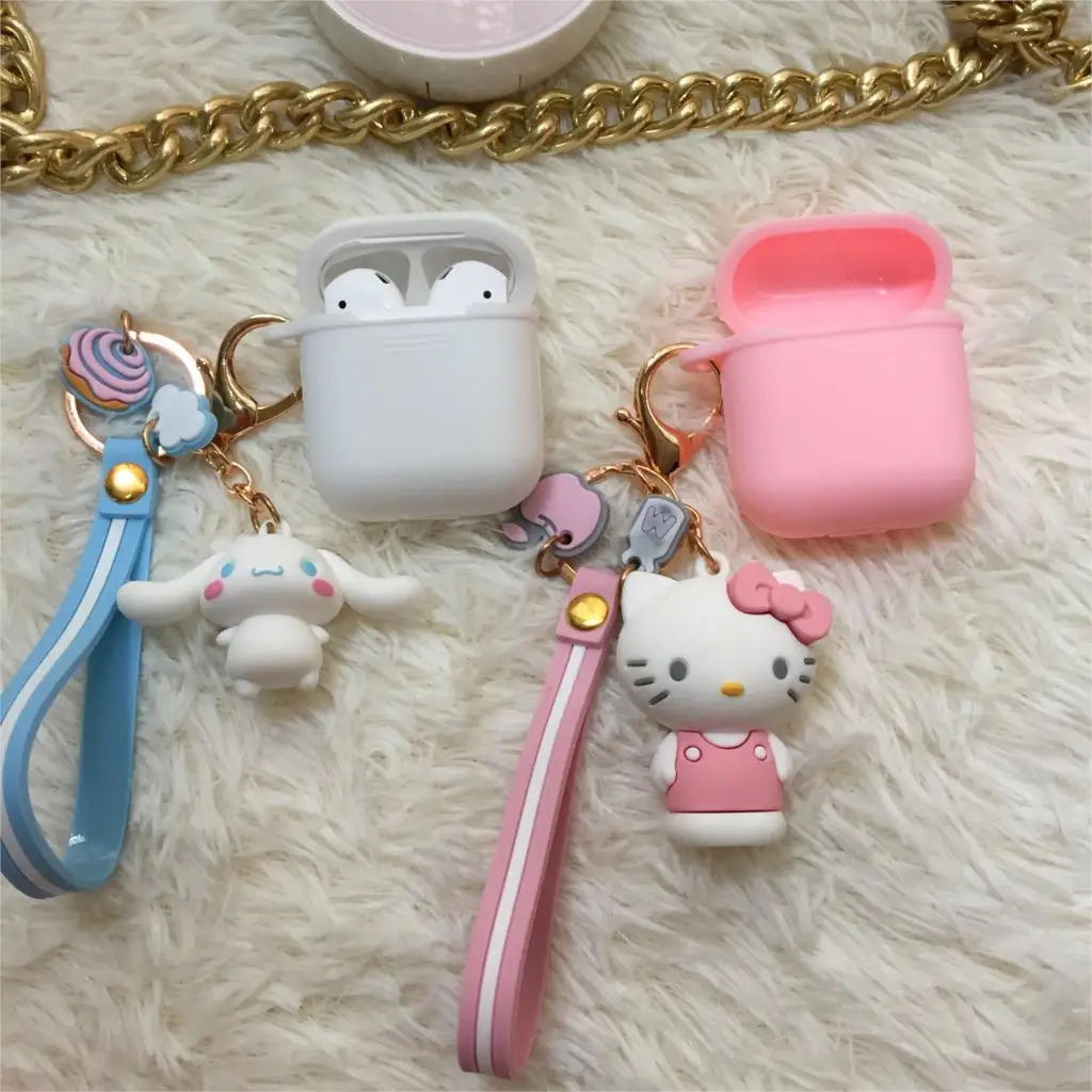 Милый мультяшный чехол для airpods, лягушка, Мелодия для iPhone, наушники, Мягкая силиконовая сумка, универсальный ремешок для телефона, повязка на запястье