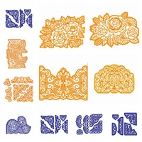 lace edge frame metal cutting dies stencils for diy scrapbooking decorative embossing cards handcraft die cut template new 2019