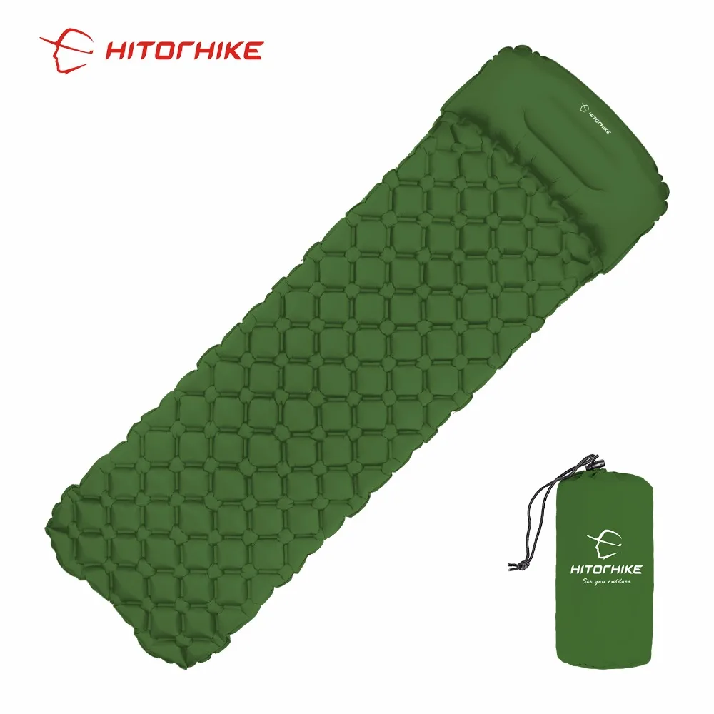 Hitorhike Надувной Спальный Коврик для кемпинга с подушкой надувной матрас Подушка спальный мешок надувные диваны надувной диван