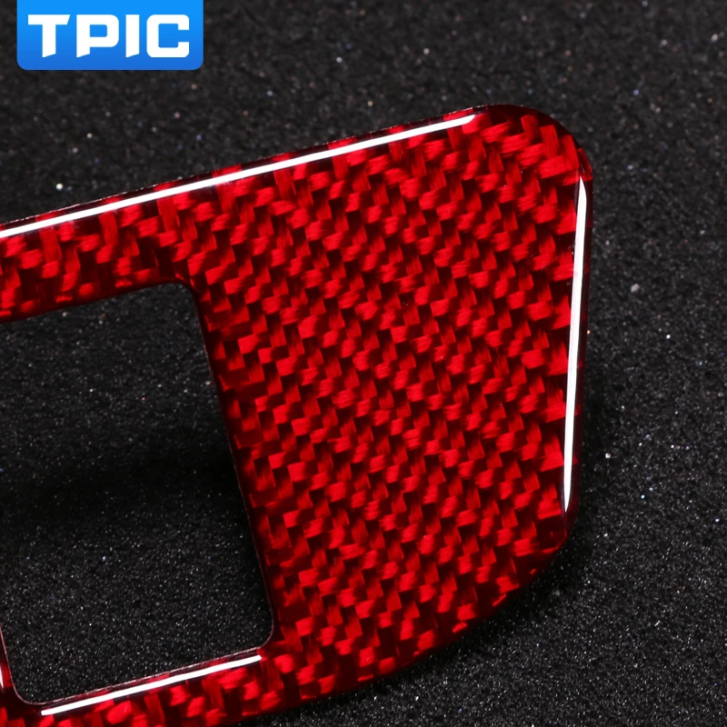 Красная карбоновая внутренняя отделка TPIC кнопка управления переключателем