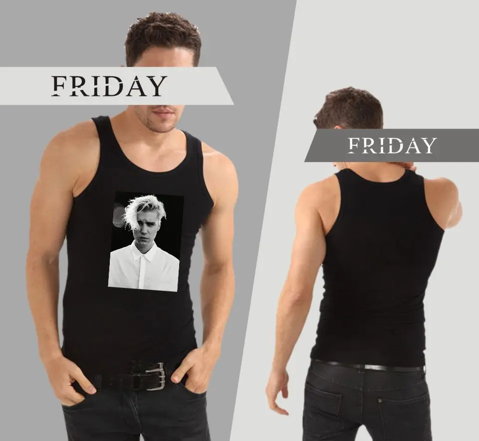 Джастин Бибер майка Новинка 2017 Женская Фитнес топы Бодибилдинг крутая Футболка