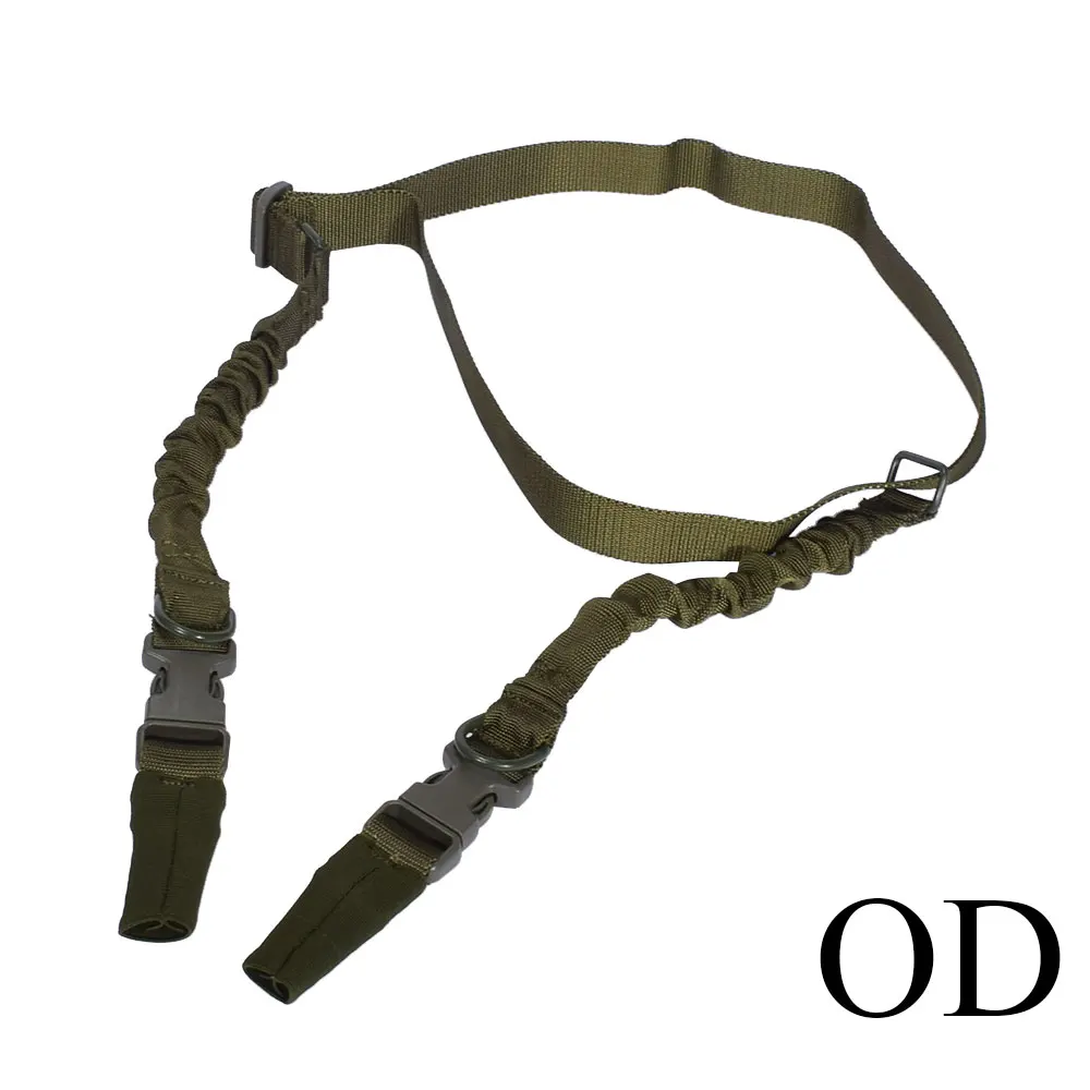 OD SINAIRSOFT военный тактический два 2 точечный Слинг Регулируемый двойной точечный веревочный ремешок винтовочный ремень для CS, охотничий Слинг для страйкбола - Цвет: OD