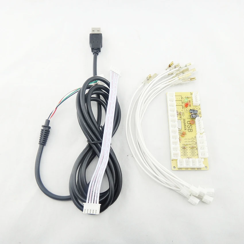 Аксессуары для аркадных игр сделай сам 2x USB кодировщика ПК джойстик + Zippy 20x