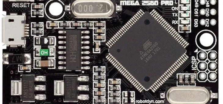 Ардуино Mega 2560 Pro(встраиваемая), CH340G/ATmega2560-16AU, с колодкой