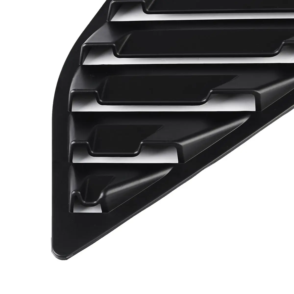 

For Ford For Focus ST RS Hatchback 4 Door ABS Black Carbon Fiber Color Rear Panel Window Side Louvers Vent Cover Sticker Trim
