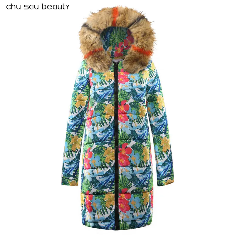 Новая модная женская парка с большим искусственным мехом женские теплые