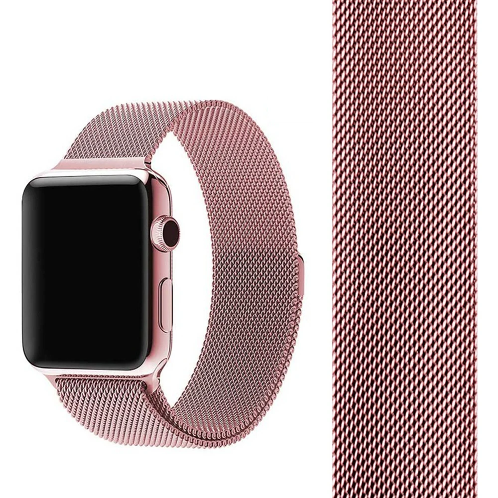 Leecnuo ремешок для часов для Apple Watch 42 мм, 38 мм, ремешок для часов, Миланская петля, браслет ремешок для наручных часов iWatch серии 1/2/3