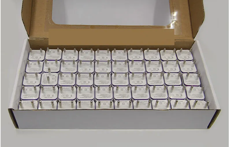 Металлическая двойная USB штепсельная вилка США 2.1A AC адаптер питания настенное