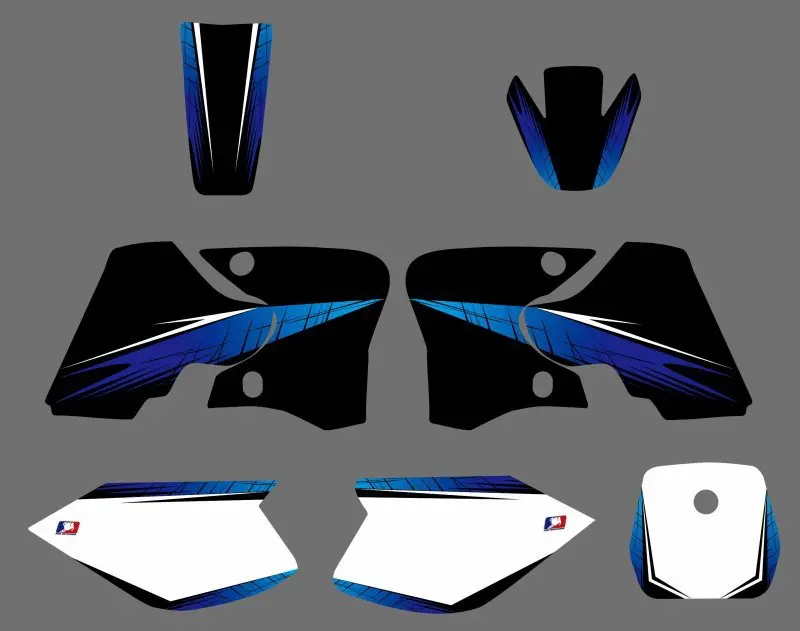 H2CNC графика и фон наклейки Наборы для Yamaha TTR90 TTR 90 2000 2001 2002 2003 2004 2005 2006 2007 TT R90|sticker