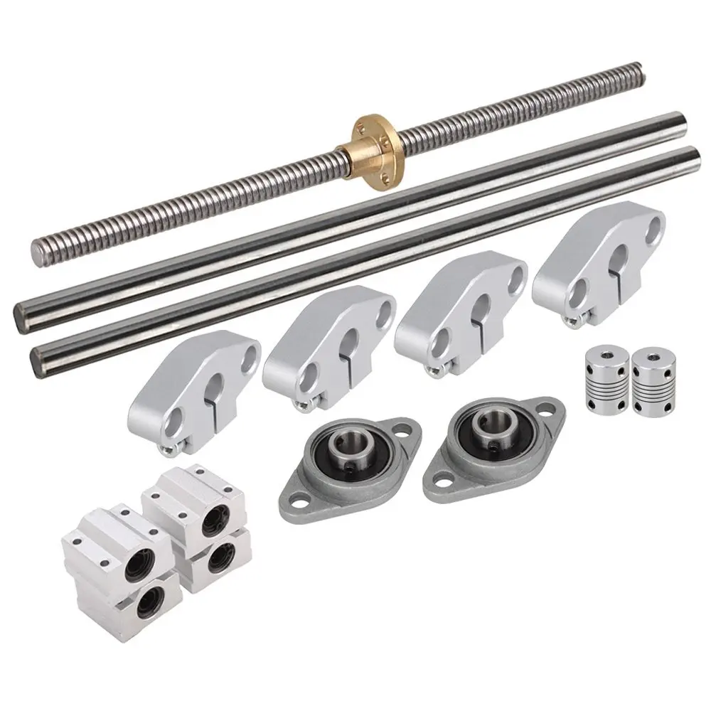 Вертикальный ходовой винт 2 мм и вал L200 оптические осевые опорные подшипники