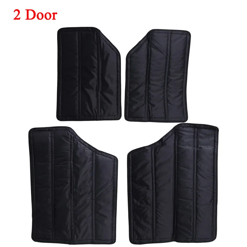 WISENGEAR 4 шт. Оксфорд жесткая крыша звук теплоизоляция комплект для Jeep JK Wrangler 2/4 двери 2011- жесткий верх, подавитель изоляции