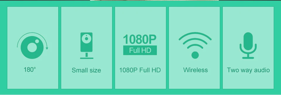VStarcam WiFi мини камера панорамная инфракрасная камера ночного видения беспроводная сигнализация движения видео монитор IP камера C60S розовый