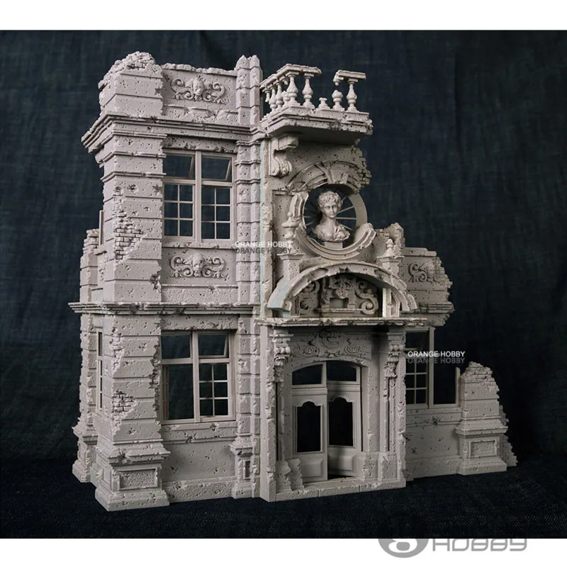 OHS CrazyKing DY35003 1/35 руины сцена Европейская Архитектура 3rd Ver. Миниатюрные аксессуары из смолы для сборки