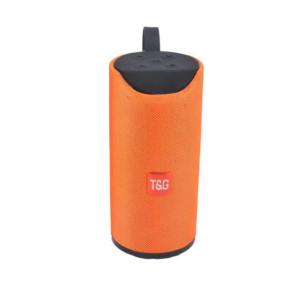 Orange TG113 Bluetooth динамик портативный Открытый громкий динамик беспроводной мини Колонка 3D 10 Вт стерео Музыка Поддержка FM TF карта бас коробка - Цвет: Orange
