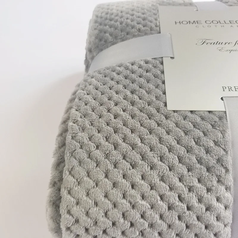 Супермягкое роскошное Сетчатое одеяло детское Флисовое полотенце для дивана