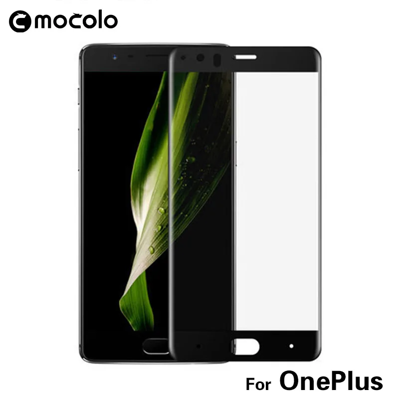 Mocolo прозрачная пленка из закаленного Стекло пленки для мобильного телефона OnePlus 6 2.5D изогнутые 0,33 мм 9 H для защиты от царапин Экран протектор Закаленное Стекло для мобильного телефона OnePlus 6