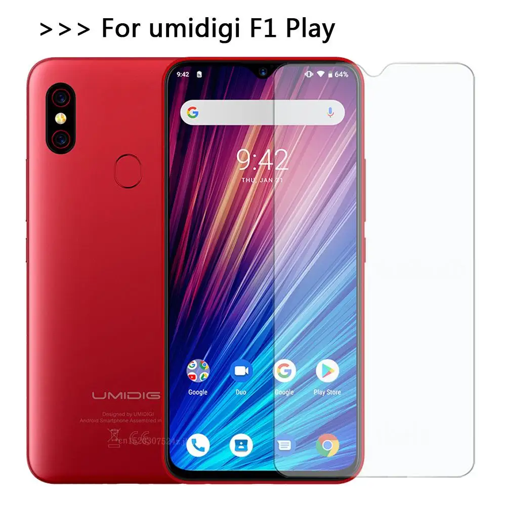 Umidigi F1 Play Для Umidigi A3 A5 S3 Pro F1 one max F1 Play закаленное стекло стальная пленка Защитное стекло для экрана Защитная пленка для мобильного телефона - Цвет: Umidigi F1 Play