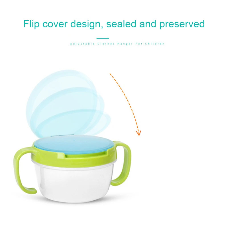 Child Kids Baby Dishes Bowl Anti Spill Double Handle Non Spilling For Snacks Candy Biscuit BM88 | Мать и ребенок