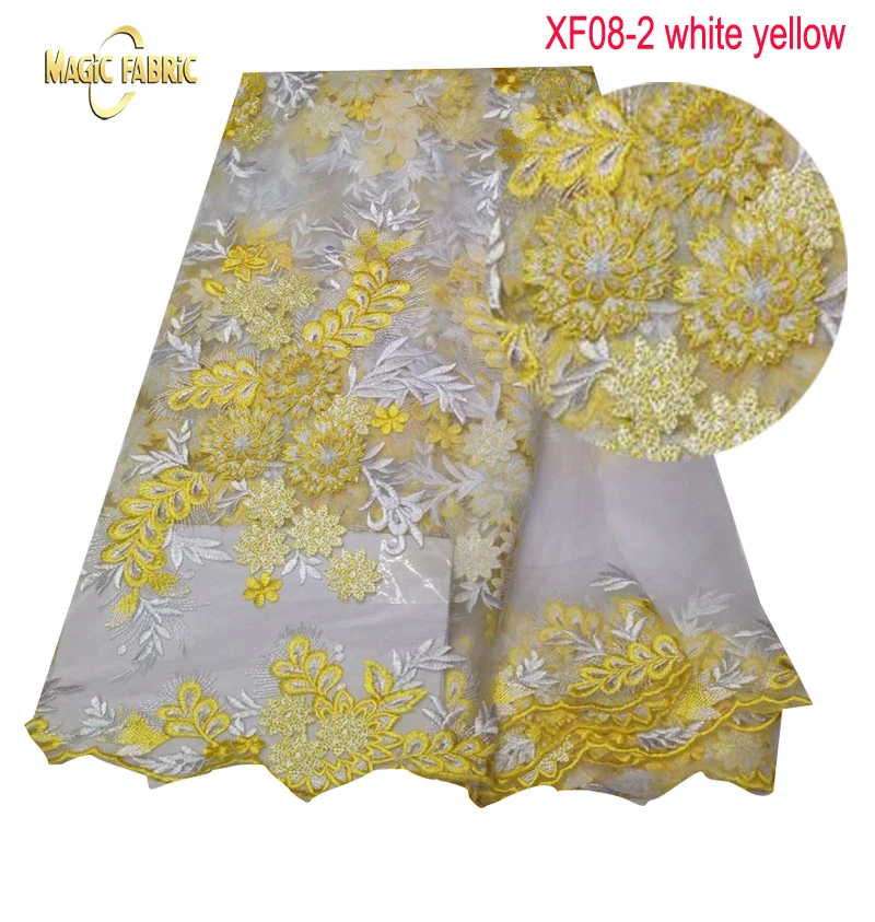 Хороший красочный Африканский чистая кружевной ткани Мода стиль высокого класса