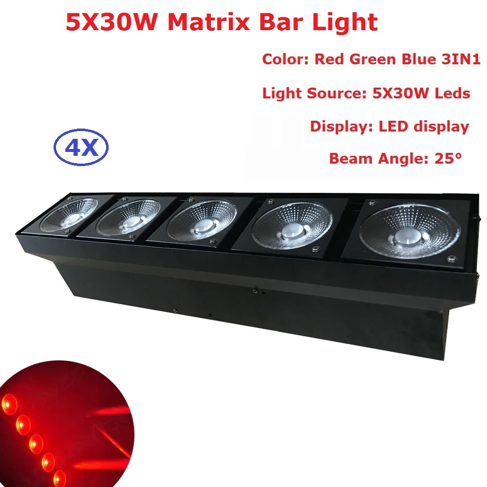 Светодиодная матрица CREE 5X30W RGB полноцветная 4 шт./лот|full color|light professionalprofessional stage |