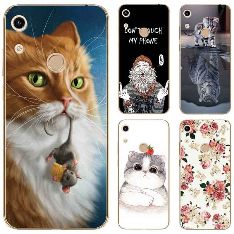 Case For Huawei Honor 8A 8 A JAT-LX1 Cover Printing Drawing Patterned 6.09&quot Phone Protector Back |