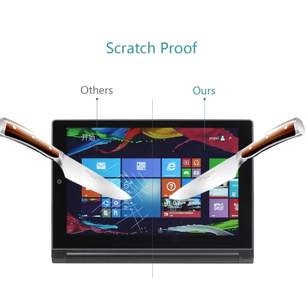 Закаленное стекло для Lenovo Yoga Tablet 2 10 1051 1051F 1051L защитная пленка защита от царапин