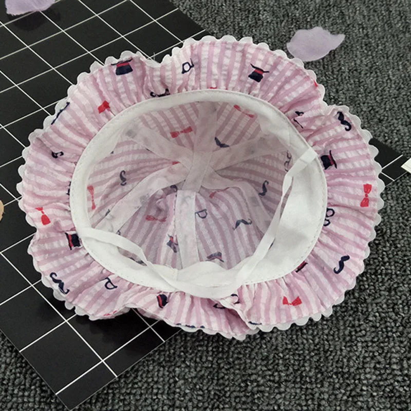New Fashionable Lace Girls Hat Baby Bucket Cap Summer Child For Girl Newborn Photography Props Kids Sun Straw | Детская одежда и