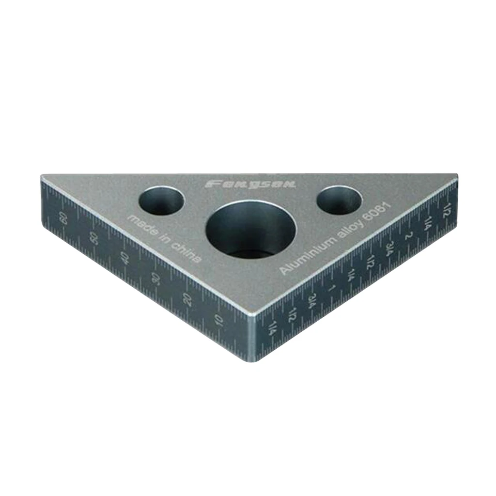 

90 Degree Precision Woodworking Tools Positioning Squares Triangle 0-68mm