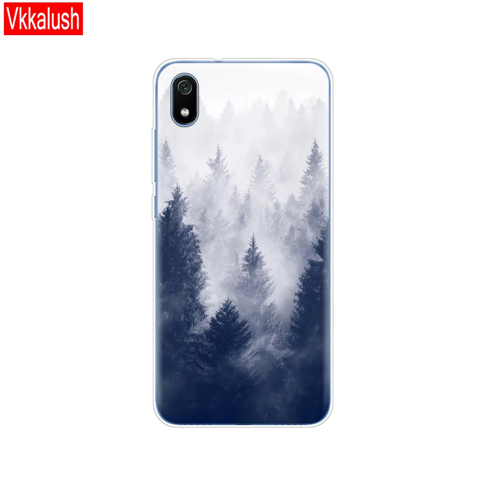 80176 Силиконовый чехол-сумка для Xiaomi Redmi 7a, чехол s, полная защита, мягкая задняя крышка из ТПУ для Redmi 7A, бампер, чехол для телефона - Цвет: 80176