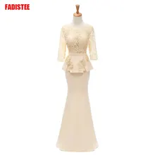 FADISTEE New arrival elegant long dress mermaid simple Mother of the Bride plus size vestido de noiva robe de mariee pearls