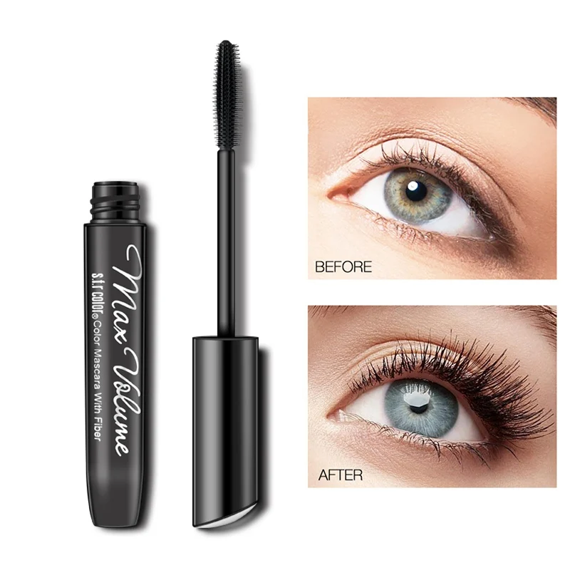 Макияж 4D шелковое волокно Тушь для ресниц водоСТОЙКАЯ римель тушь наращивание