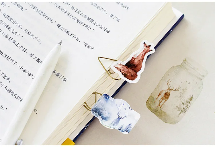 AAGU 46PCS/Lot Forest Fog Bullet Journal Stickers Japanese/Custom/Stationery Stickers Scrapbooking Christmas/Halloween Sticker