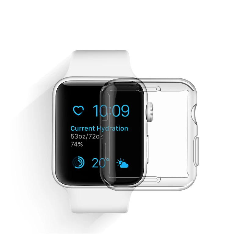 Прозрачный и ультратонкий защитный экран из ТПУ для iwatch Apple Watch series аксессуары