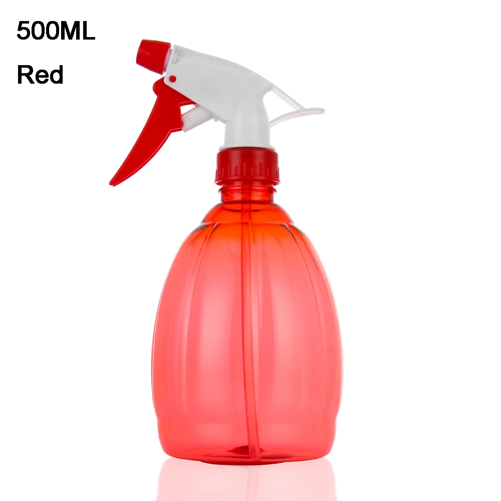 500ML red 250/500 мл два режима Портативный конфеты прозрачный тонкий туман сад полив растений спрей для волос опрыскиватель насос для увлажнения грима - Цвет: 500ML red
