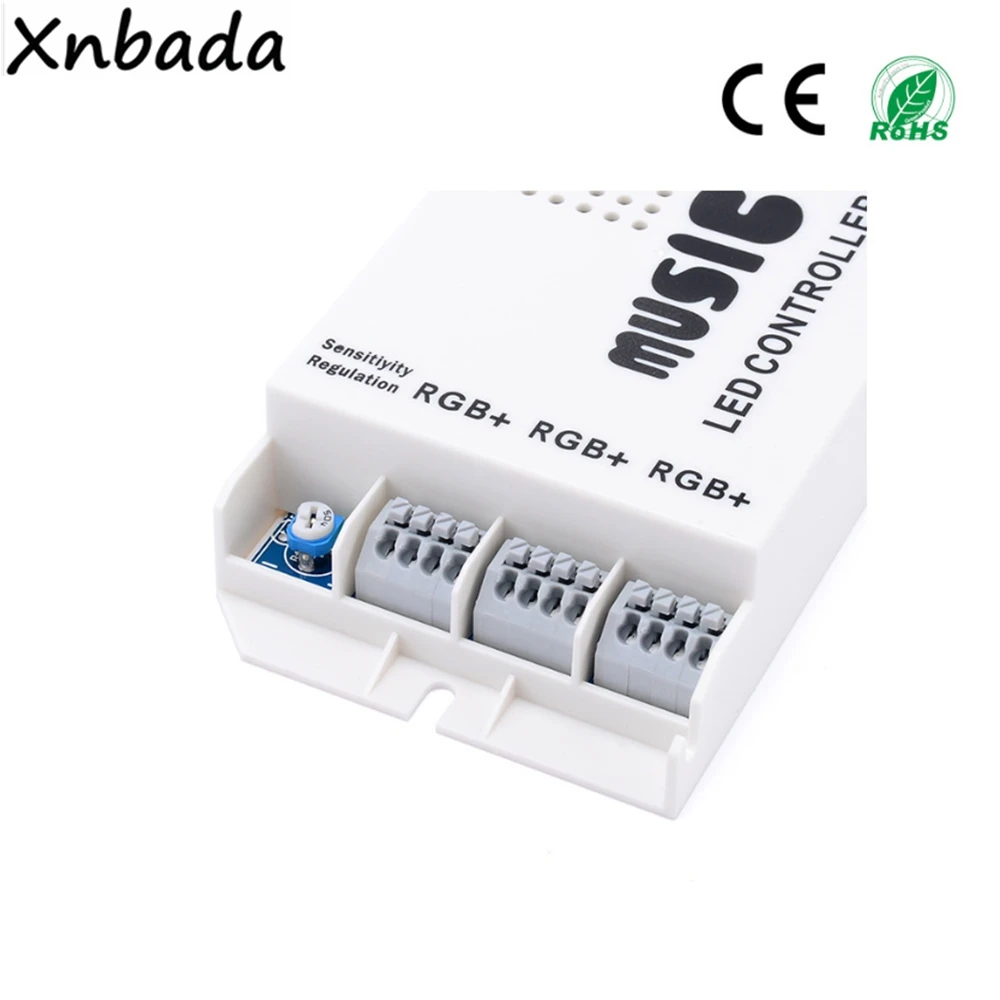RGB Music Led Controller With 24Keys Wireless IR Remote For 5050 2835 Strip Light DC12-24V | Лампы и освещение
