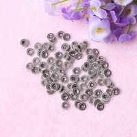 high quality 80pcs 8mm coin shape retro silvering white tibetan jewelry spacers beads diy creative jewellery making w2389