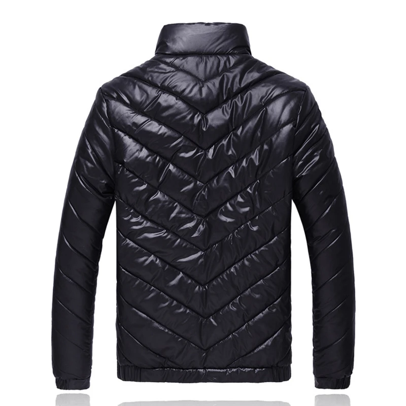 DIMUSI/зимняя мужская куртка модная хлопковая Толстая теплая парка пальто мужские