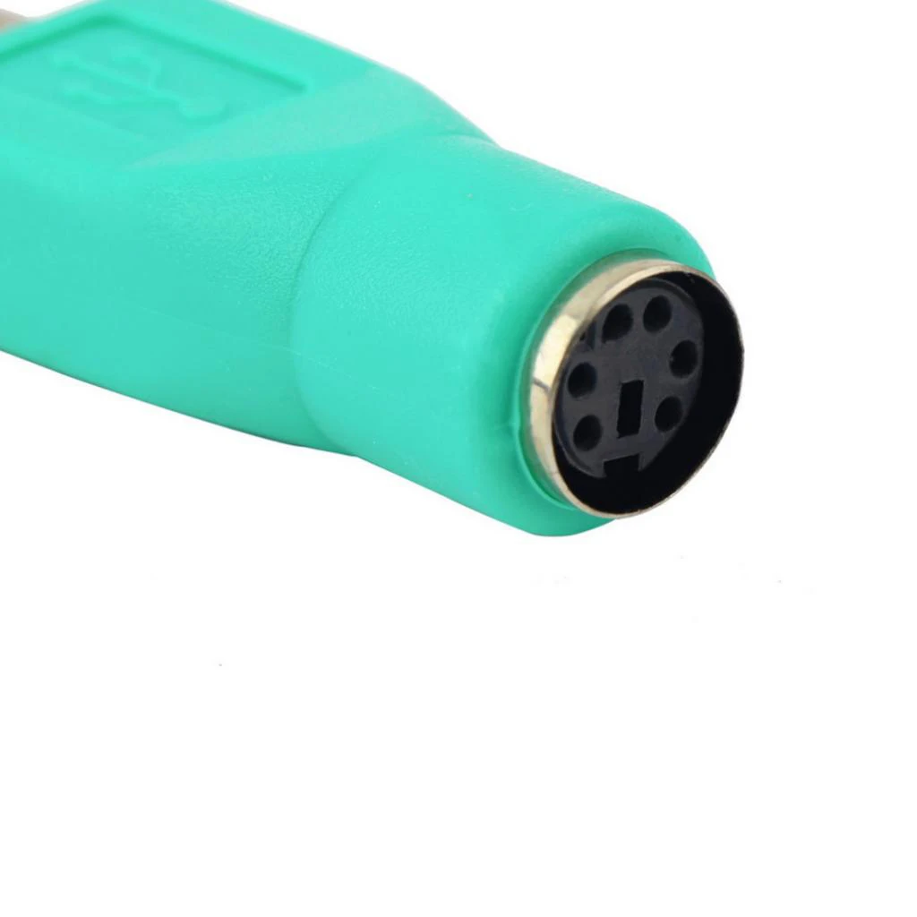 1 пара USB Штекерный разъем на 6 Pin Mini DIN Jack PS2 Розетка конвертер для клавиатуры мыши