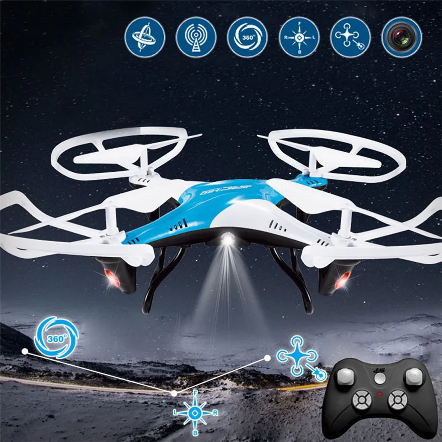 Лидер продаж Квадрокоптер JJRC H10 4CH RC с HD камерой RTF летающие игрушки 360 градусов 2 4