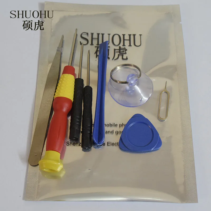 Shuohu бренд 7 шт./компл. Сотовый Телефон Repair Tool Set Открытие Прая мобильного телефона ремонтный комплект инструментов для iPhone 6 Plus 6 5S 5 4S